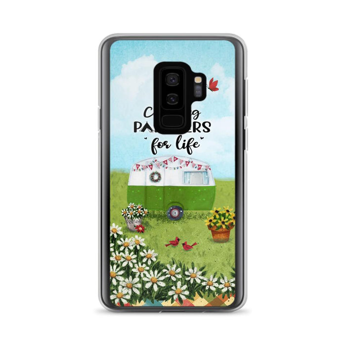 Custom Personalized Happy Campers Phone Case - Gift Idea For Camping Lover - Case For iPhone And Samsung