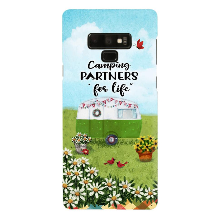 Custom Personalized Happy Campers Phone Case - Gift Idea For Camping Lover - Case For iPhone And Samsung