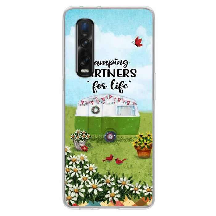 Custom Personalized Happy Campers Phone Case - Gift Idea For Camping Lover - Case For Xiaomi, Oppo And Huawei