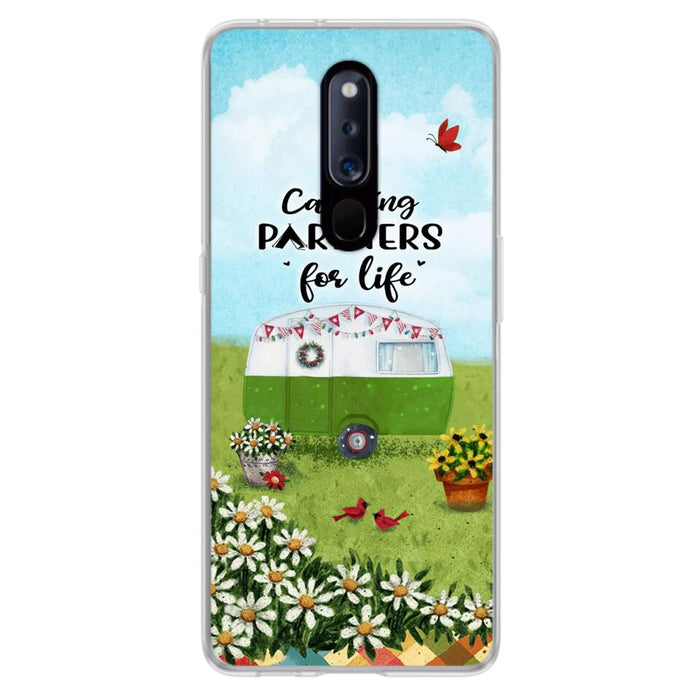 Custom Personalized Happy Campers Phone Case - Gift Idea For Camping Lover - Case For Xiaomi, Oppo And Huawei