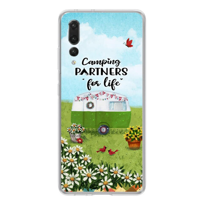 Custom Personalized Happy Campers Phone Case - Gift Idea For Camping Lover - Case For Xiaomi, Oppo And Huawei