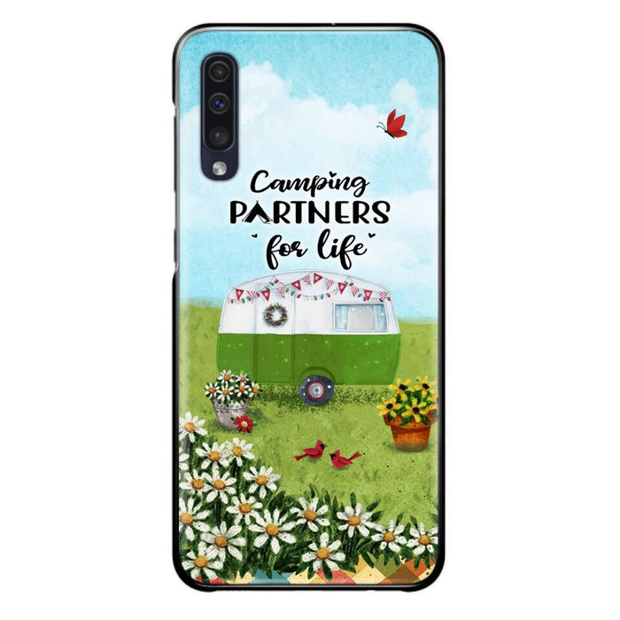 Custom Personalized Happy Campers Phone Case - Gift Idea For Camping Lover - Case For iPhone And Samsung