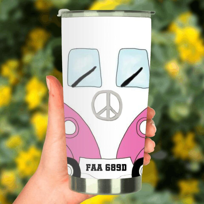 Custom Personalized Bus Camping Tumbler - Gift Idea For Camping Lover