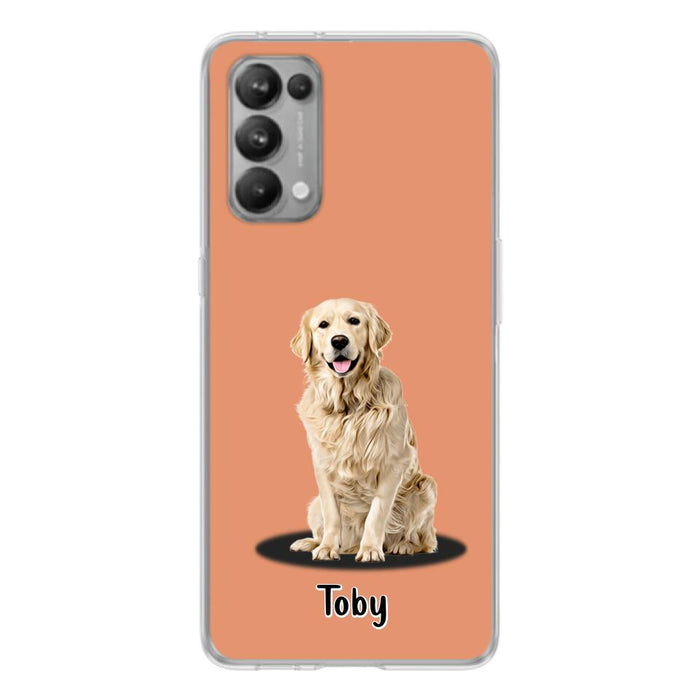 Custom Personalized Pet Phone Case - Up to 3 Pets - Gift Idea For Dog/ Cat Lover - Case For Xiaomi, Oppo And Huawei