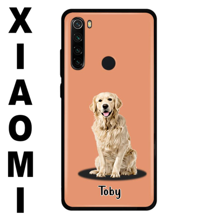 Custom Personalized Pet Phone Case - Up to 3 Pets - Gift Idea For Dog/ Cat Lover - Case For Xiaomi, Oppo And Huawei