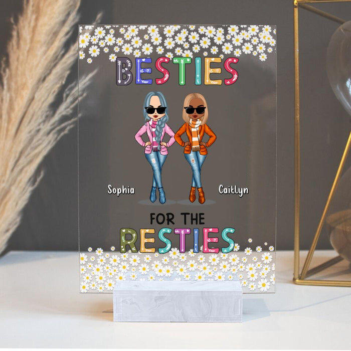 Custom Personalized Best Friends Acrylic Plaque - Gift Idea For Friends - Up To 5 Friends