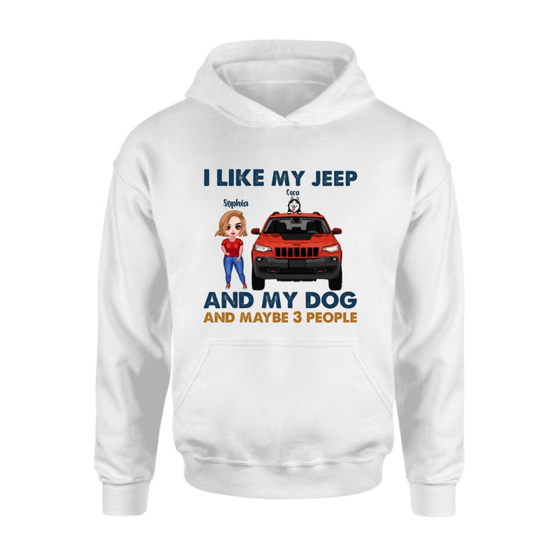 Personalized Off-road Girl Shirt - Up to 3 Dogs - Best Gift For Dog Lover - Just A Girl