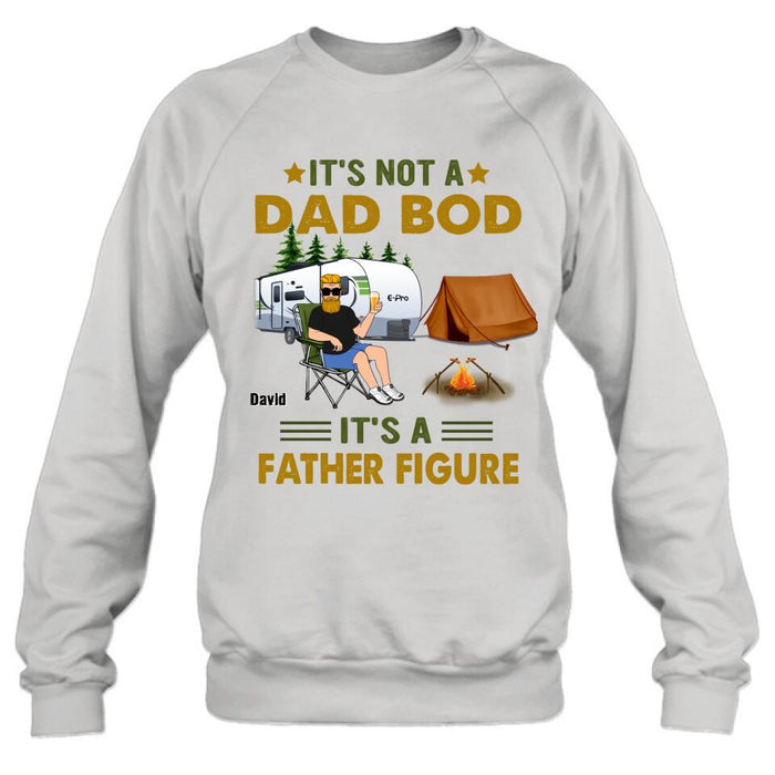 Custom Personalized Dad Shirt - Gift Idea For Father's Day - It's Not A Dad Bod It's A Father Figure