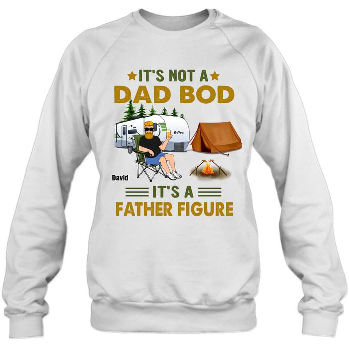 Custom Personalized Dad Shirt - Gift Idea For Father's Day - It's Not A Dad Bod It's A Father Figure