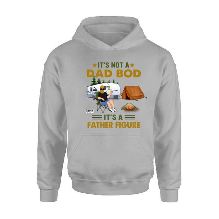 Custom Personalized Dad Shirt - Gift Idea For Father's Day - It's Not A Dad Bod It's A Father Figure