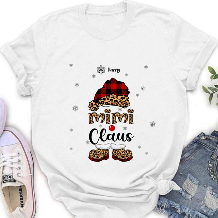 Personalized Mimi Claus Shirt/Pullover Hoodie - Up to 9 Names - Gift For Grandma
