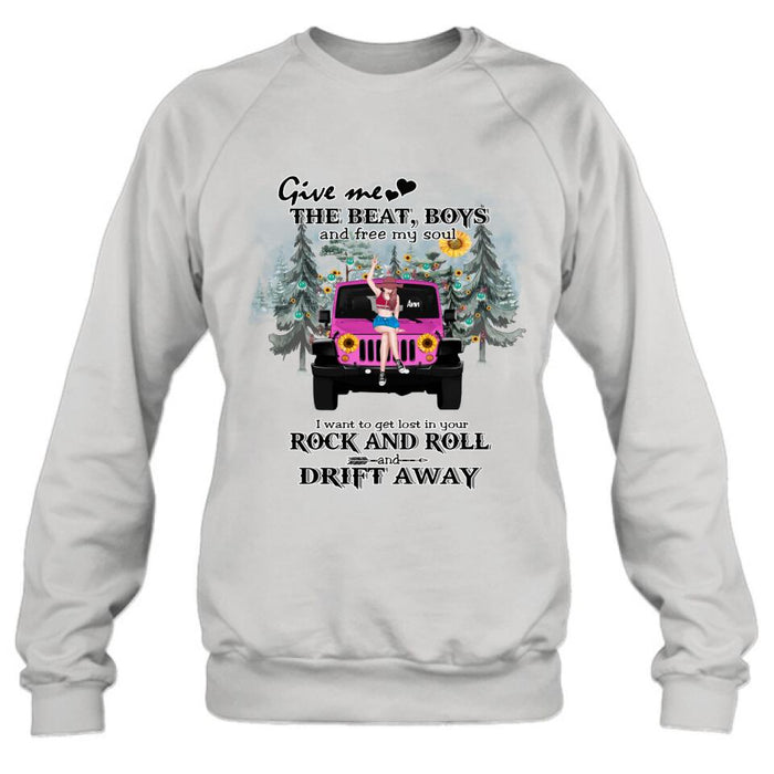 Custom Personalized Boho Off-road Car T-shirt/Hoodie - Gift Idea For Friend - I Want To Get Lost In Your Rock and Roll