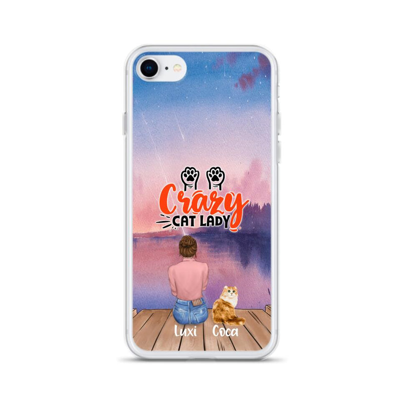 Personalized Cat Mom Phone Case - Up to 5 Cats - Gift Idea For Cat Lover - Best Cat Mom Ever - Case For iPhone And Samsung