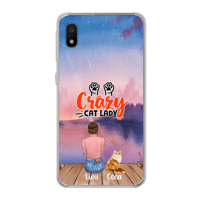 Custom Personalized Cat Mom Phone Case - Upto 5 Cats - Gift Idea For Cat Lover - Best Cat Mom Ever - Case For iPhone And Samsung