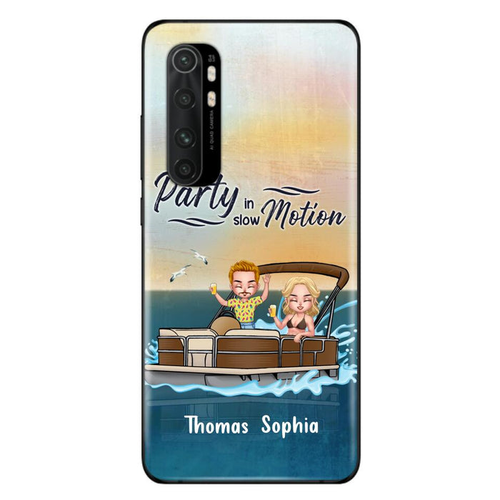 Custom Personalized Pontoon Couple/ Queen/ Captain Phone Case - Pontoon Gift Idea - Husband And Wife Pontoon Partners For Life - Case For Xiaomi, Oppo And Huawei