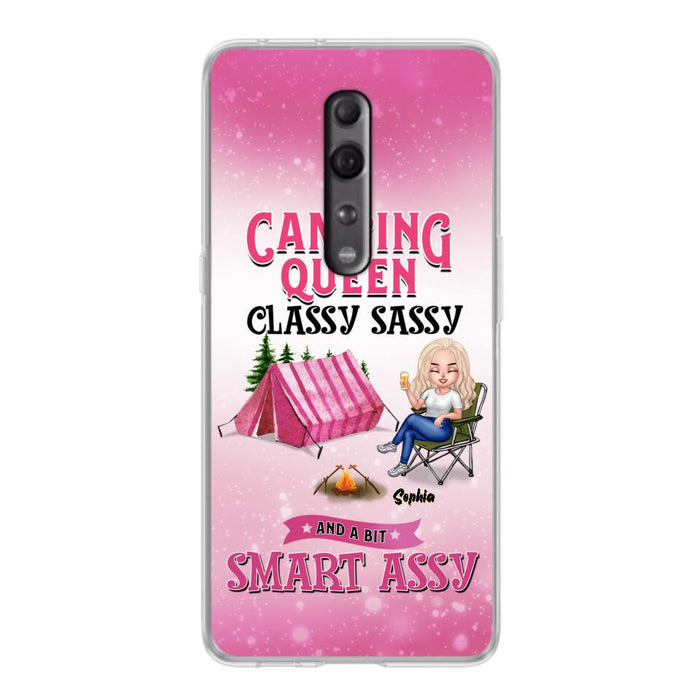 Custom Personalized Camping Queen Phone Case - Gift Idea For Camping Lovers/Mother's Day - Camping Queen Classy Sassy And A Bit Smart Assy - Cases For Oppo, Xiaomi And Huawei