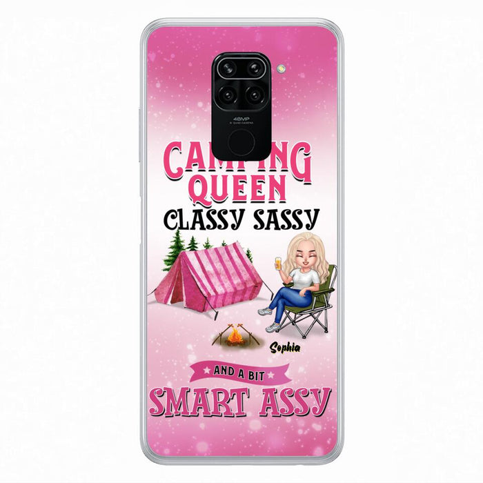 Custom Personalized Camping Queen Phone Case - Gift Idea For Camping Lovers/Mother's Day - Camping Queen Classy Sassy And A Bit Smart Assy - Cases For Oppo, Xiaomi And Huawei