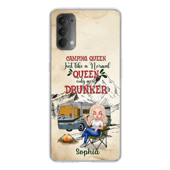 Custom Personalized Camping Queen Phone Case - Gift Idea For Camping Lovers - Camping Queen Classy Sassy And A Bit Smart Assy - Case For Xiaomi, Oppo And Huawei