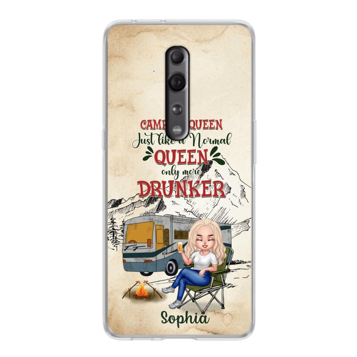 Custom Personalized Camping Queen Phone Case - Gift Idea For Camping Lovers - Camping Queen Classy Sassy And A Bit Smart Assy - Case For Xiaomi, Oppo And Huawei