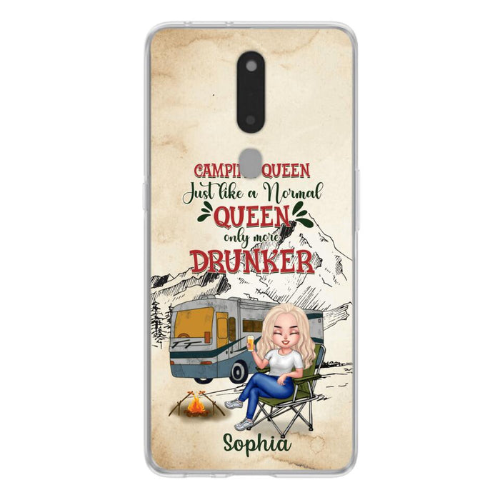 Custom Personalized Camping Queen Phone Case - Gift Idea For Camping Lovers - Camping Queen Classy Sassy And A Bit Smart Assy - Case For Xiaomi, Oppo And Huawei