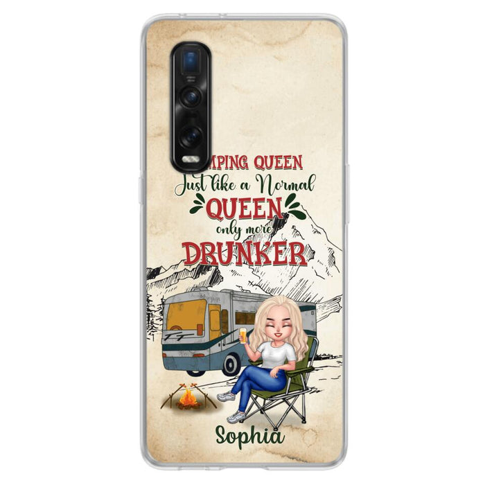 Custom Personalized Camping Queen Phone Case - Gift Idea For Camping Lovers - Camping Queen Classy Sassy And A Bit Smart Assy - Case For Xiaomi, Oppo And Huawei