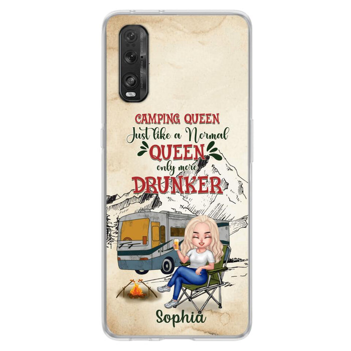 Custom Personalized Camping Queen Phone Case - Gift Idea For Camping Lovers - Camping Queen Classy Sassy And A Bit Smart Assy - Case For Xiaomi, Oppo And Huawei