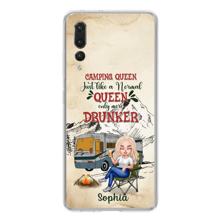 Custom Personalized Camping Queen Phone Case - Gift Idea For Camping Lovers - Camping Queen Classy Sassy And A Bit Smart Assy - Case For Xiaomi, Oppo And Huawei