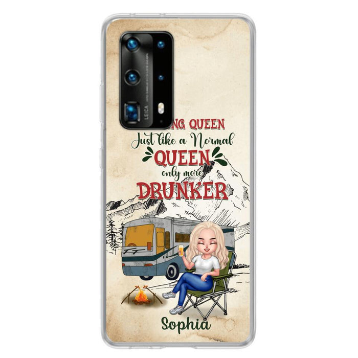 Custom Personalized Camping Queen Phone Case - Gift Idea For Camping Lovers - Camping Queen Classy Sassy And A Bit Smart Assy - Case For Xiaomi, Oppo And Huawei