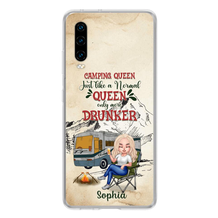 Custom Personalized Camping Queen Phone Case - Gift Idea For Camping Lovers - Camping Queen Classy Sassy And A Bit Smart Assy - Case For Xiaomi, Oppo And Huawei