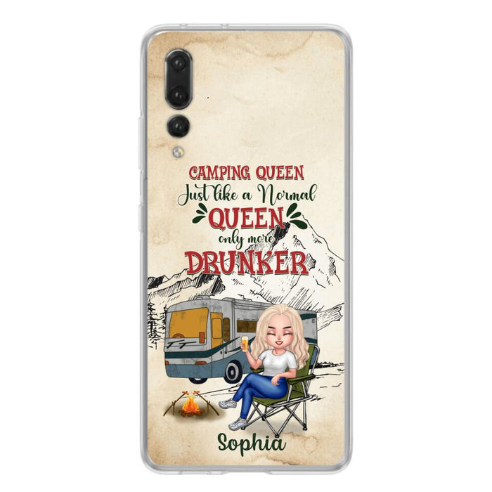 Custom Personalized Camping Queen Phone Case - Gift Idea For Camping Lovers - Camping Queen Classy Sassy And A Bit Smart Assy - Case For Xiaomi, Oppo And Huawei