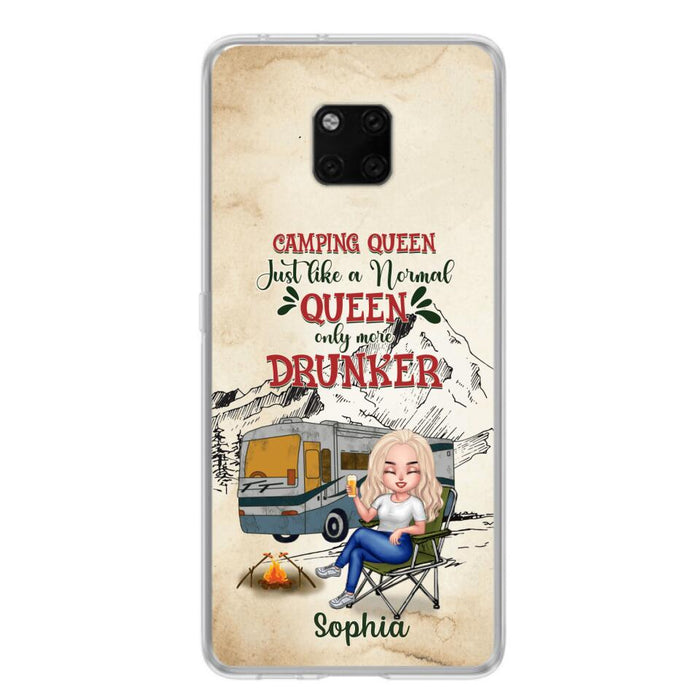 Custom Personalized Camping Queen Phone Case - Gift Idea For Camping Lovers - Camping Queen Classy Sassy And A Bit Smart Assy - Case For Xiaomi, Oppo And Huawei