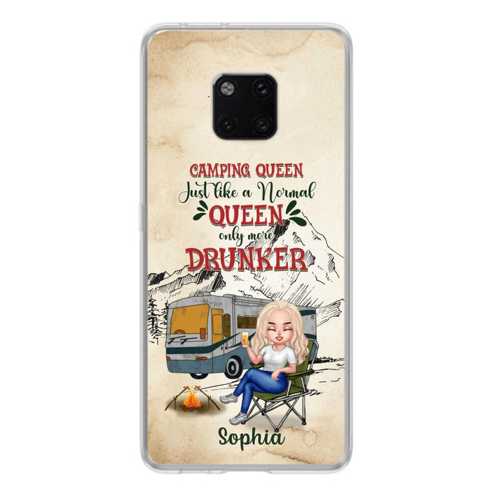 Custom Personalized Camping Queen Phone Case - Gift Idea For Camping Lovers - Camping Queen Classy Sassy And A Bit Smart Assy - Case For Xiaomi, Oppo And Huawei