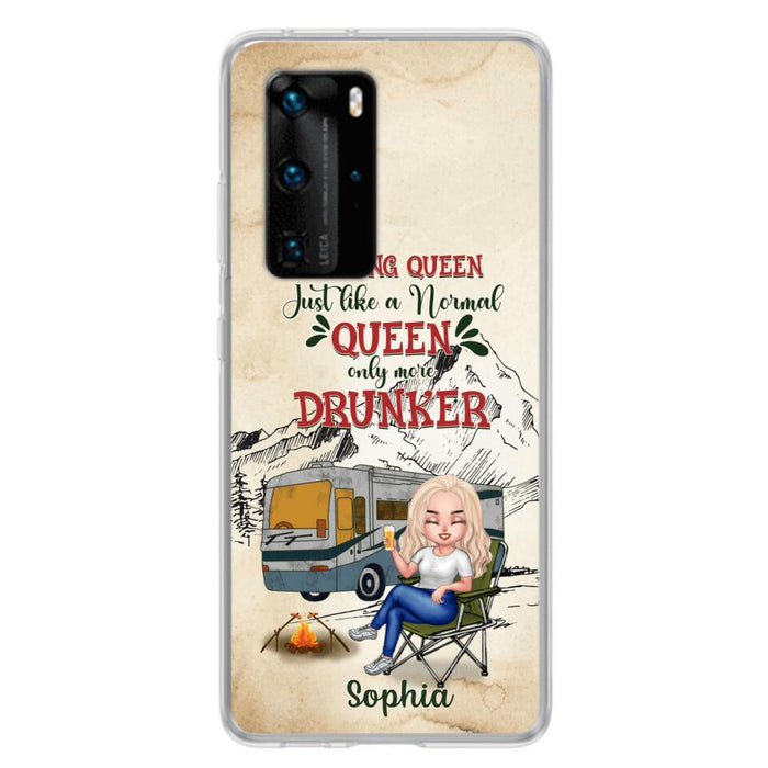 Custom Personalized Camping Queen Phone Case - Gift Idea For Camping Lovers - Camping Queen Classy Sassy And A Bit Smart Assy - Case For Xiaomi, Oppo And Huawei