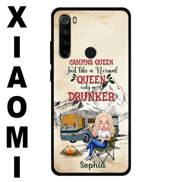 Custom Personalized Camping Queen Phone Case - Gift Idea For Camping Lovers - Camping Queen Classy Sassy And A Bit Smart Assy - Case For Xiaomi, Oppo And Huawei