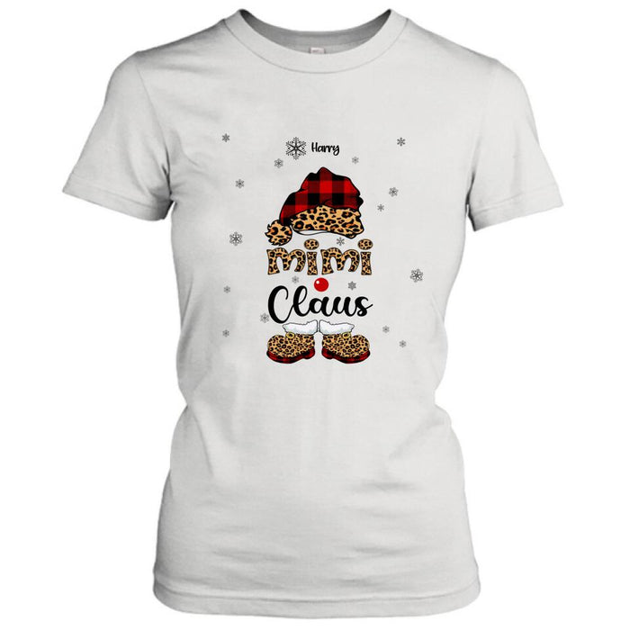 Personalized Mimi Claus Shirt/Pullover Hoodie - Up to 9 Names - Gift For Grandma