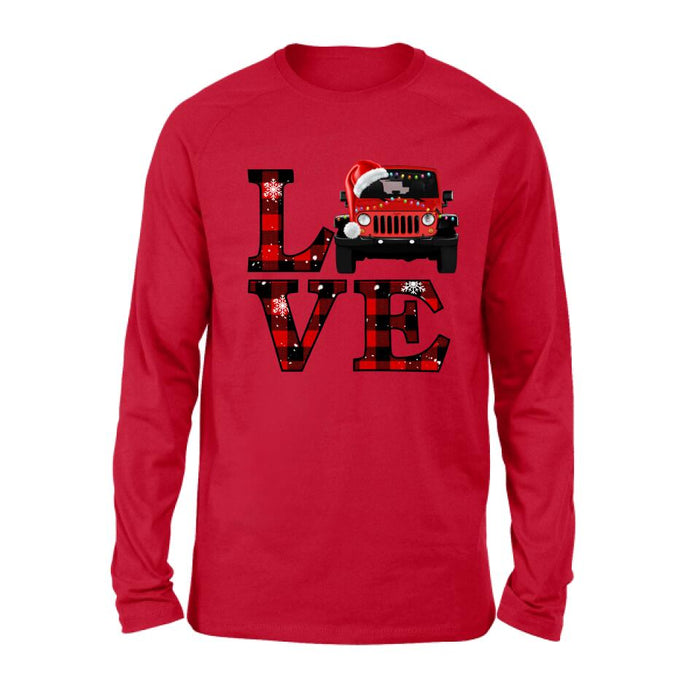 Custom Personalized Love Off - Road Car Sweatshirt