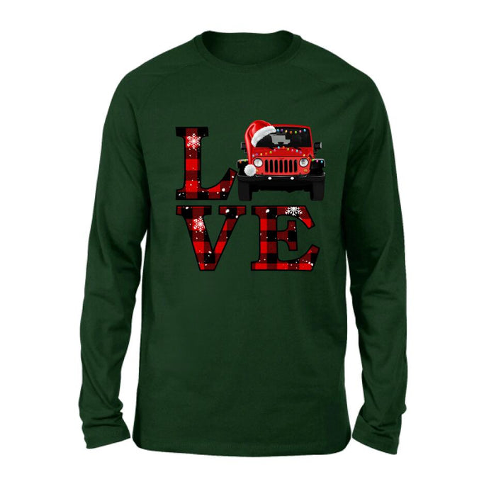 Custom Personalized Love Off - Road Car Sweatshirt