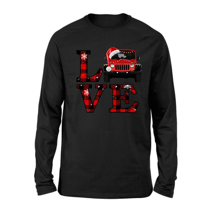 Custom Personalized Love Off - Road Car Sweatshirt