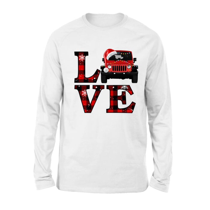 Custom Personalized Love Off - Road Car Sweatshirt