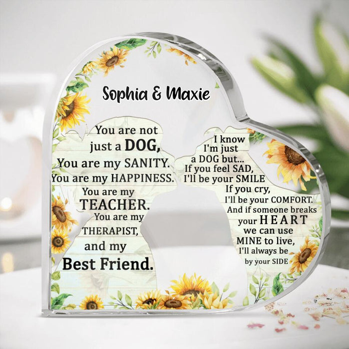 Custom Personalized Pet Mom Crystal Heart - Gift Idea For Dog/ Cat Lover - You Are My Best Friend