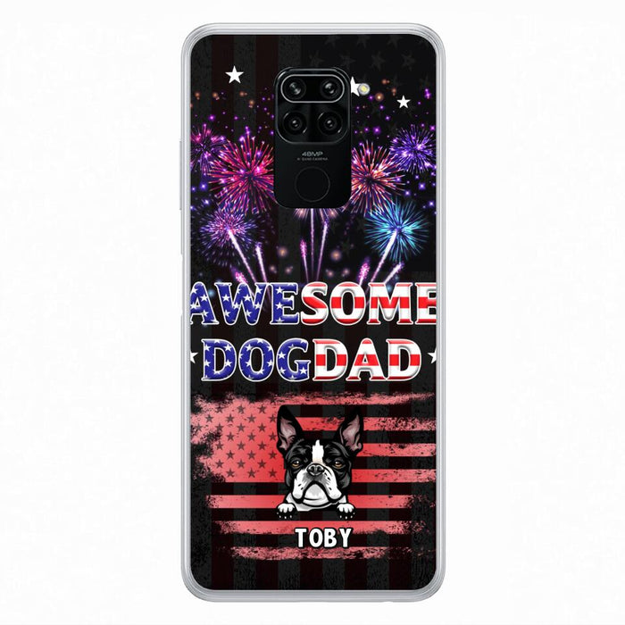 Custom Personalized Dog Dad Phone Case - Gift Idea For Father's Day/Dog Lovers - Up To 6 Dogs - Awesome Dog Dad - Cases For Oppo, Xiaomi & Huawei