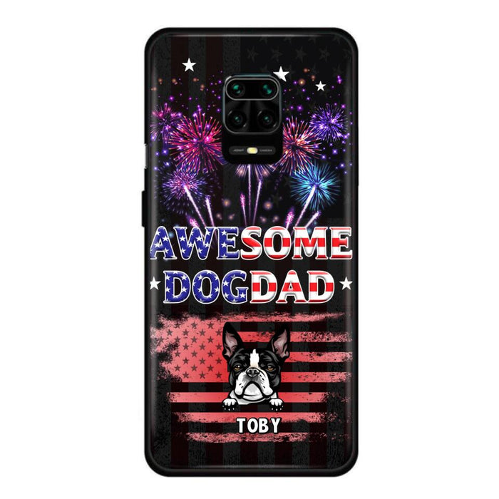 Custom Personalized Dog Dad Phone Case - Gift Idea For Father's Day/Dog Lovers - Up To 6 Dogs - Awesome Dog Dad - Cases For Oppo, Xiaomi & Huawei