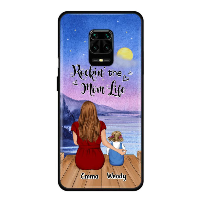 Custom Personalized Mom Phone Case - Mom With Upto 5 Children - Best Gift For Mother's Day/Family - Rockin' The Mom Life - Case for Xiaomi, Huawei & Oppo