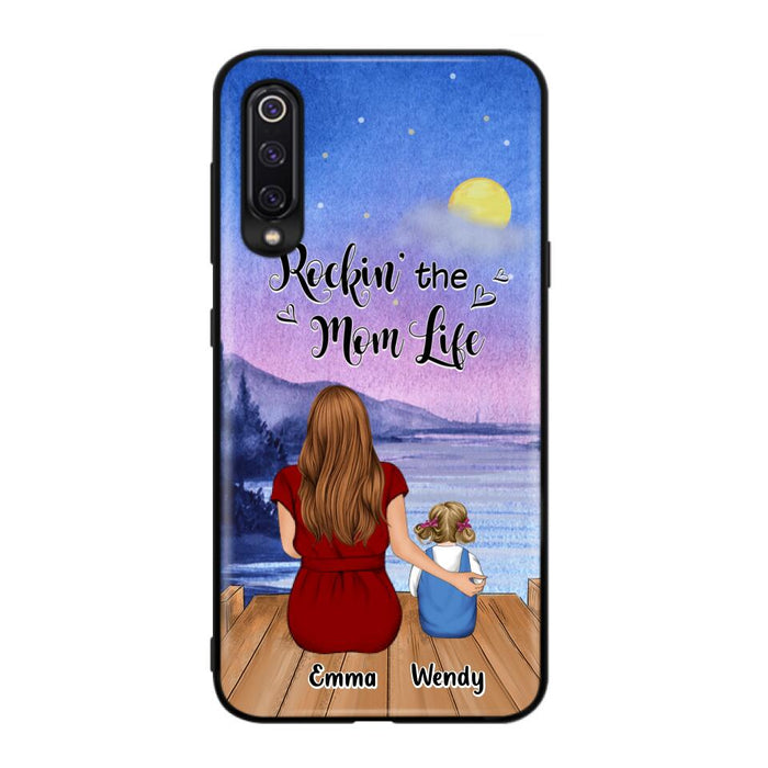 Custom Personalized Mom Phone Case - Mom With Upto 5 Children - Best Gift For Mother's Day/Family - Rockin' The Mom Life - Case for Xiaomi, Huawei & Oppo