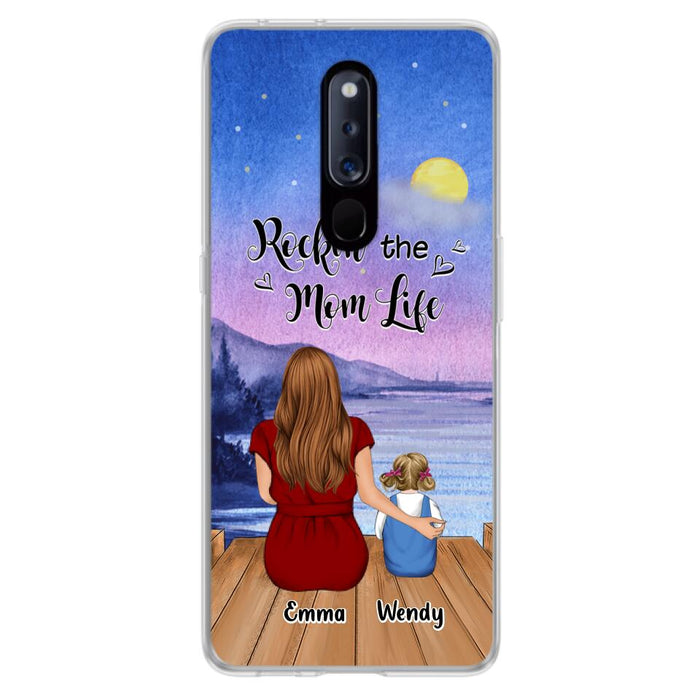 Custom Personalized Mom Phone Case - Mom With Upto 5 Children - Best Gift For Mother's Day/Family - Rockin' The Mom Life - Case for Xiaomi, Huawei & Oppo