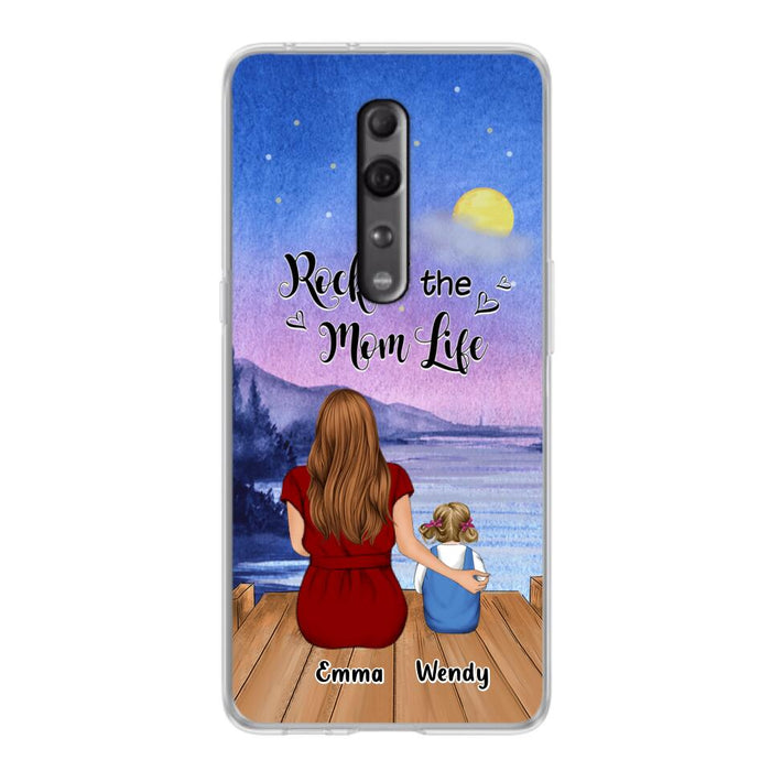 Custom Personalized Mom Phone Case - Mom With Upto 5 Children - Best Gift For Mother's Day/Family - Rockin' The Mom Life - Case for Xiaomi, Huawei & Oppo