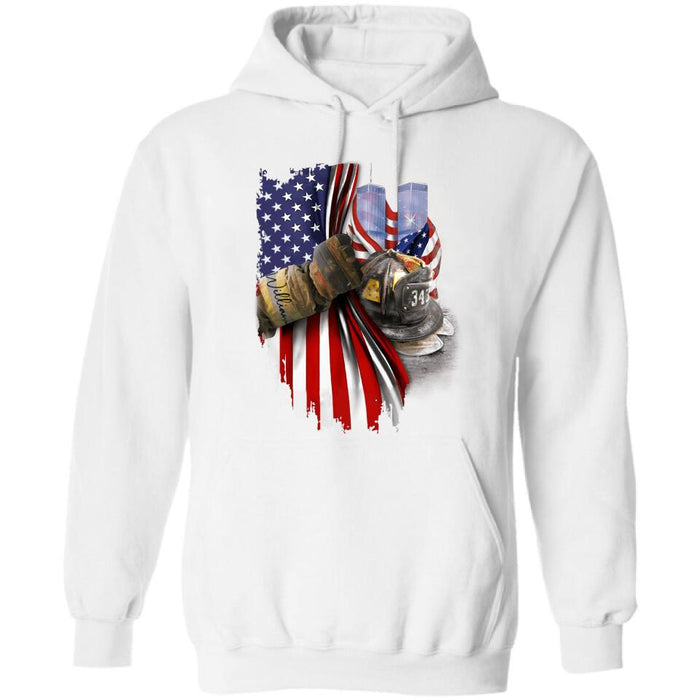 Personalized Fire Fighter Shirt/Hoodie - Gift Idea For 4th Of July Day
