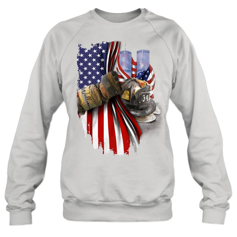 Personalized Fire Fighter Shirt/Hoodie - Gift Idea For 4th Of July Day