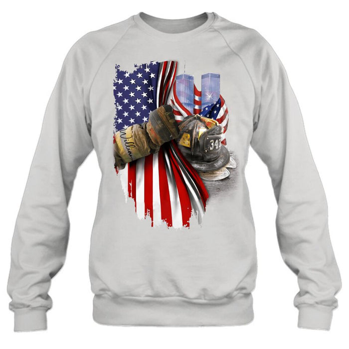 Personalized Fire Fighter Shirt/Hoodie - Gift Idea For 4th Of July Day