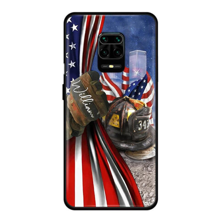 Custom Personalized Fire Fighter Phone Case - Gift Idea For 4th Of July Day - Cases For Oppo, Xiaomi And Huawei